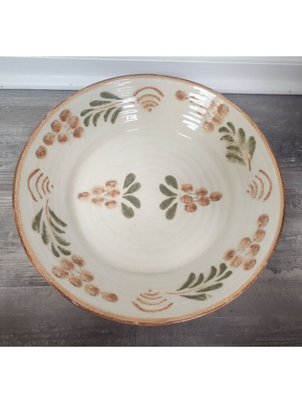 Williams Sonoma Painted By Ceramiche Arianna Ceramic Serving Bowl